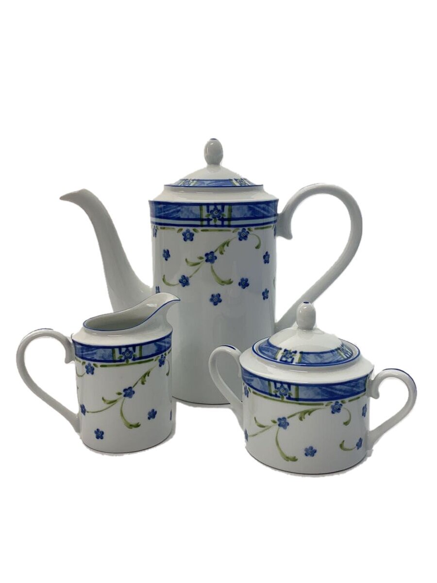 【中古】Noritake◆洋食器その他/3点セット/ホワイト/SPANISH Flowers/花柄//【キッチン用品】