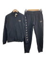 【中古】EA7 EMPORIO ARMANI◆セットアップ/L/コットン/BLK【メンズウェア】