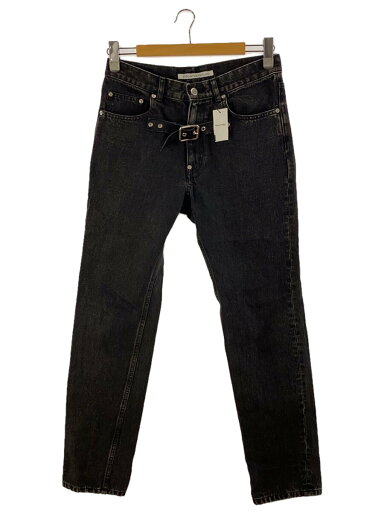 【中古】JOHN LAWRENCE SULLIVAN◆FRONT SIDE BELTED DENIM PANTS/ブラックデニム/46/デニム/ブラック/黒【メンズウェア】 【中古】JOHN LAWRENCE SULLIVAN◆FRONT SIDE BELTED DENIM PANTS/ブラックデニム/46/デニム/ブラック/黒【メンズウェア】