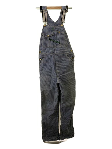【中古】KEY◆70s~80s/ヒッコリー/オーバーオール/デニム/ホワイト/ストライプ【メンズウェア】 【中古】KEY◆70s~80s/ヒッコリー/オーバーオール/デニム/ホワイト/ストライプ【メンズウェア】