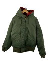【中古】doublet◆PETAL MOUTH HOOD BOMBER JACフライトジャケット/S/ナイロン/カーキ/24AW17BL197【メンズウェア】
