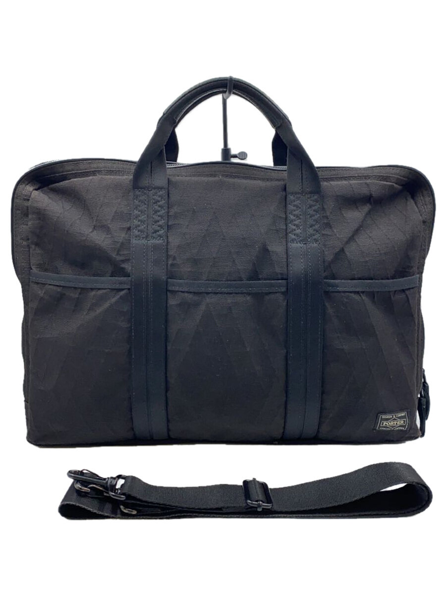 【中古】PORTER◆ブリーフケース/--/BLK【バッグ】