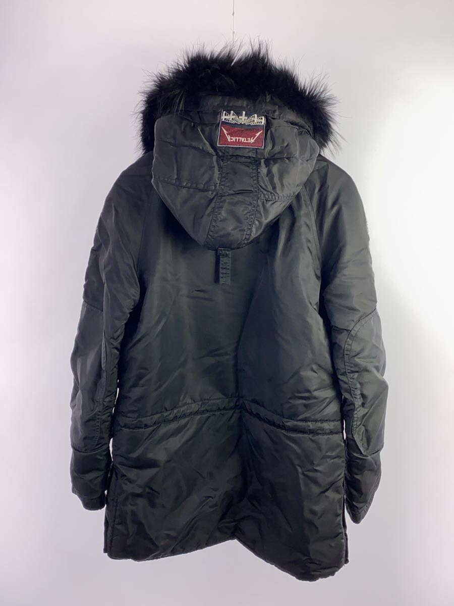 【中古】Schott◆フライトジャケット/M/ナイロン/BLK/3112032/袖口汚れ有り【メンズウェア】