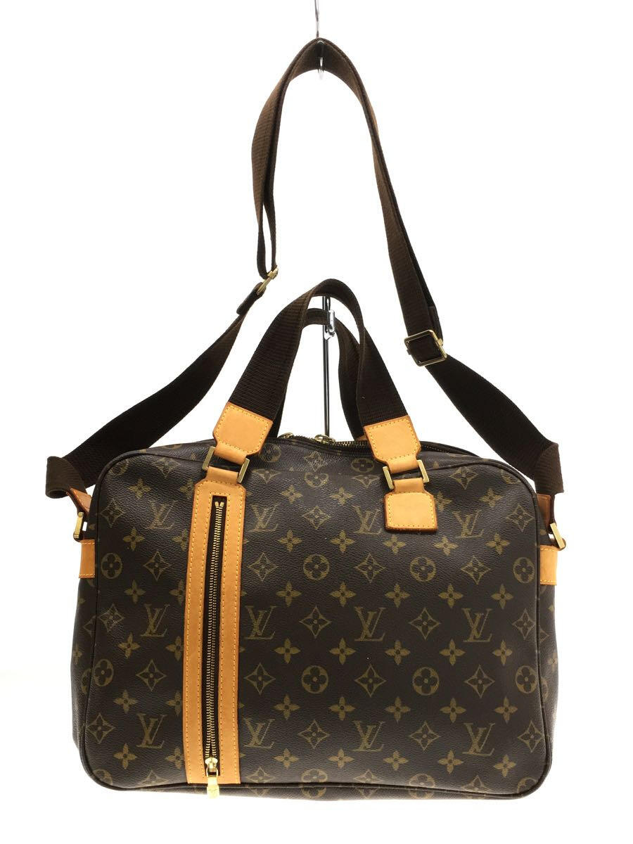 【中古】LOUIS VUITTON◆サック ボスフォール_モノグラム_BRW/PVC/ブラウン/M40043/ルイヴィトン【バッグ】