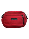 【中古】BALENCIAGA◆ウエストバッグ/--/RED/無地/482389・6404・Y・538735【バッグ】