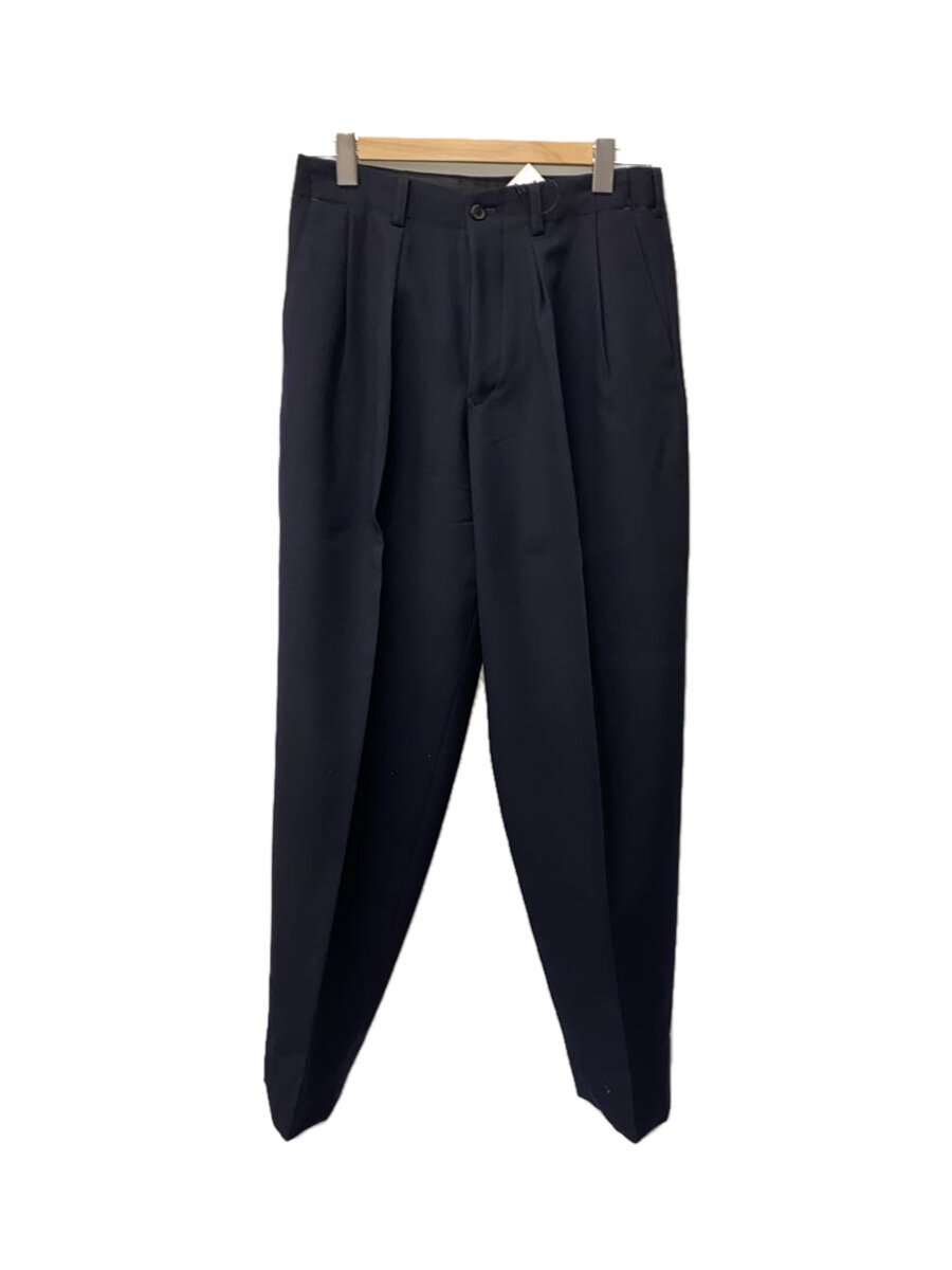 【中古】Y’s for men◆スラックスパンツ/M/ウール/NVY/無地/MX-P02-119【メンズウェア】
