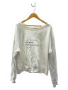 【中古】Maison Margiela◆22SS/フォトジェネレーター/1/スウェット/M/コットン/WHT/プリント/S51GU0112//【レディースウェア...