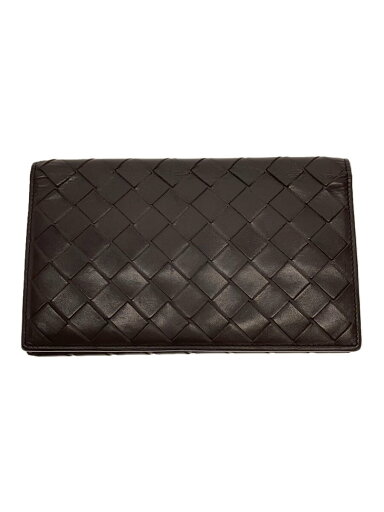 【中古】BOTTEGA VENETA◆カセット/マキシイントレチャート/2つ折り財布/レザー/BRW/メンズ【服飾雑貨他】 【中古】BOTTEGA VENETA◆カセット/マキシイントレチャート/2つ折り財布/レザー/BRW/メンズ【服飾雑貨他】
