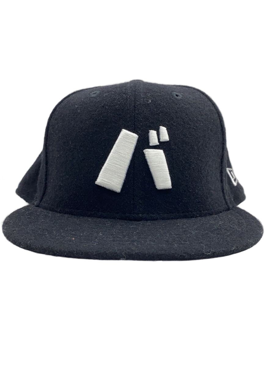 【中古】NEW ERA◆バナナマン/キャップ/FREE/ウール/BLK/メンズ【服飾雑貨他】(4.0)