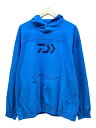【中古】DAIWA◆ロングスリーブメッシュパーカー/シアンブルー/フーディ/XL/ポリエステル/BLU/DE-67009【メンズウェア】