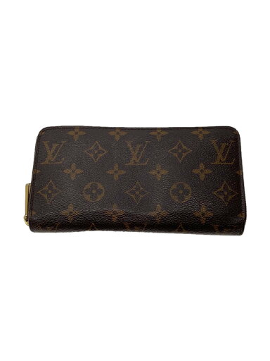 【中古】LOUIS VUITTON◆2)ジッピー・ウォレット_モノグラム・キャンバス_BRW_フューシャ/PVC/BRW/レディース【服飾雑貨他】 【中古】LOUIS VUITTON◆2)ジッピー・ウォレット_モノグラム・キャンバス_BRW_フューシャ/PVC/BRW/レディース【服飾雑貨他】