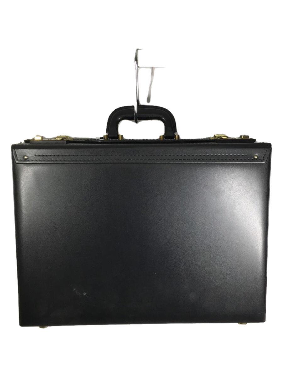 Satchel-Style Briefcases - 【中古】アタッシュケース/レザー/BLK/無地【バッグ】