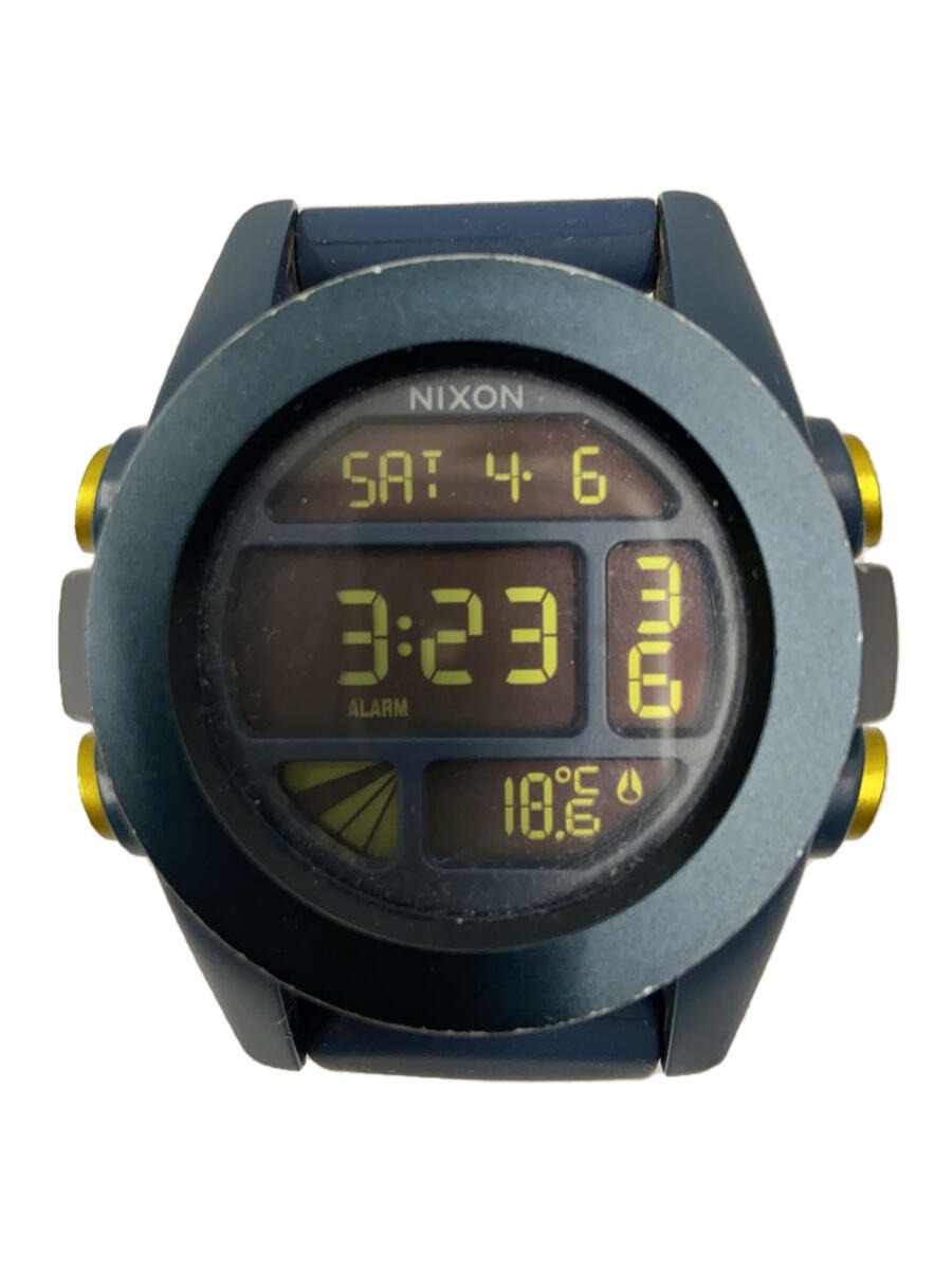 【中古】NIXON◆腕時計/デジタル/--/BL