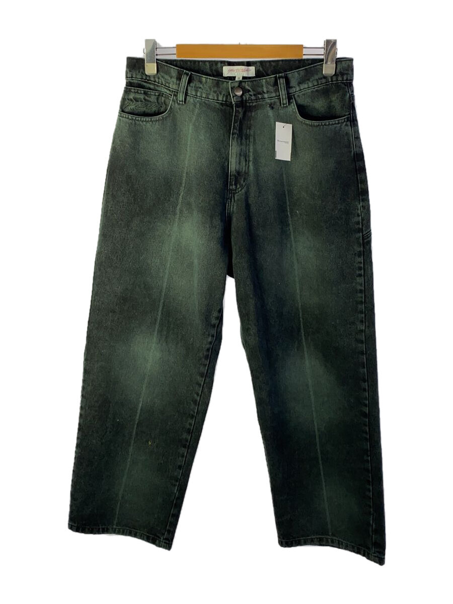【中古】YARDSALE◆ボトム/M/コットン/BLK【メンズウェア】