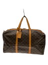 【中古】LOUIS VUITTON◆キーポル55_モノグラム・キャンバス_BRW/PVC/BRW【バッグ】