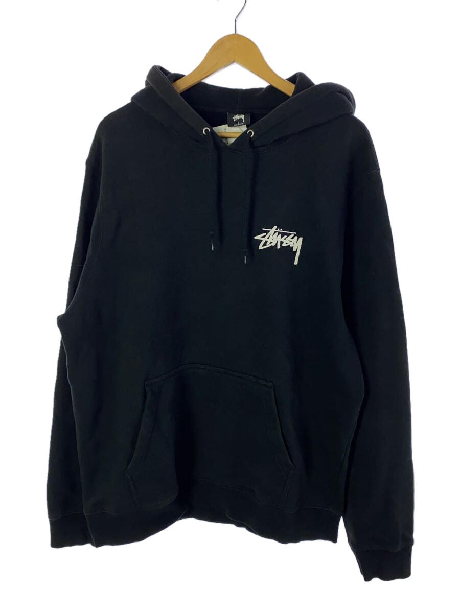 【中古】STUSSY◆パーカー/L/コットン