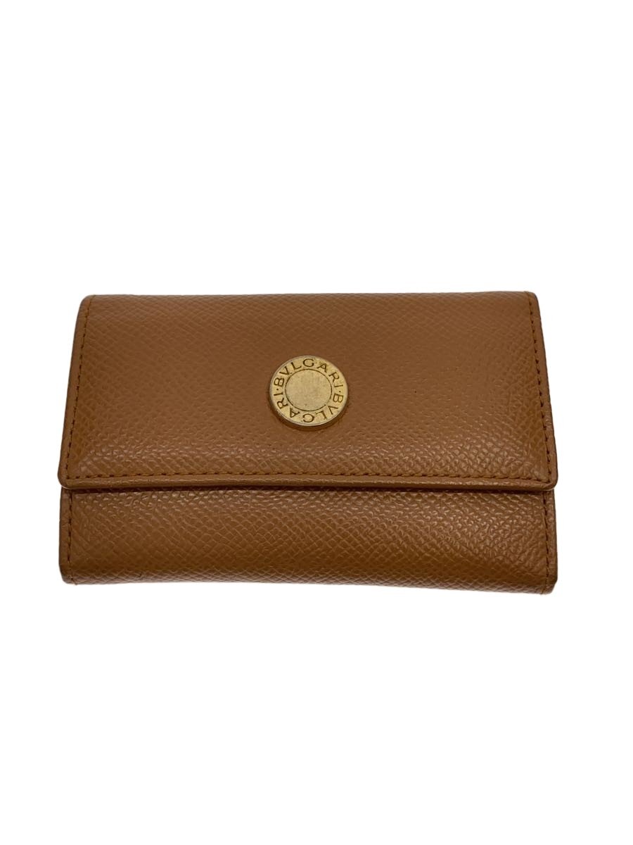 【中古】BVLGARI◆キーケース/レザー/BRW/レディース【服飾雑貨他】