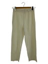 【中古】me ISSEY MIYAKE◆ボトム/--/ポリエステル/WHT/MI22KF781【レディースウェア】