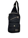 【中古】ALPHA INDUSTRIES◆ショルダーバッグ/--/BLK/無地【バッグ】