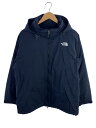 【中古】THE NORTH FACE◆HYVENT DOWN JACKET/M/ナイロン/BLK【メンズウェア】