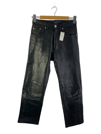 【中古】WIND ARMOR◆ボトム/--/レザー/BLK/無地【メンズウェア】 【中古】WIND ARMOR◆ボトム/--/レザー/BLK/無地【メンズウェア】