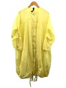 【中古】AULA(AULA AILA)◆VOLUME NYLON COAT/0/ナイロン/イエロー/無地/1231-01021【レディースウェア】