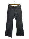 【中古】Levi’s◆42talon/646/ボタン裏35/フレア/ブーツカットパンツ/O/コーデュロイ/グリーン【メンズウェア】