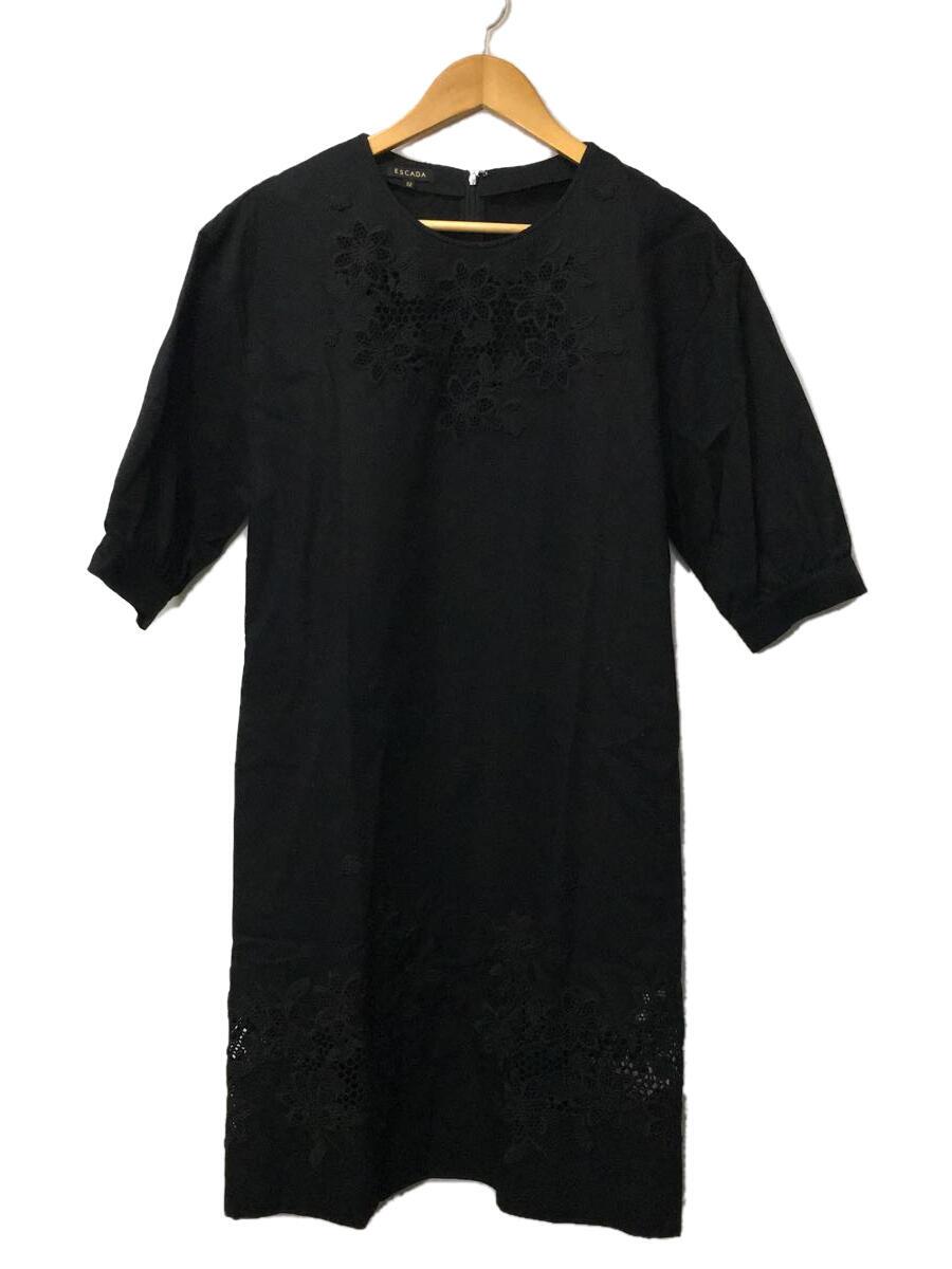 【中古】ESCADA◆ワンピース/32/--/BLK/