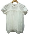 【中古】noir kei ninomiya◆Tシャツ/S/コットン/WHT/3E-T002//【レディースウェア】
