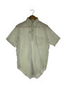【中古】ANATOMICA◆半袖シャツ/M/コットン/WHT/530-491-08【メンズウェア】