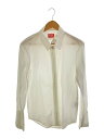 【中古】DIESEL◆長袖シャツ/48/コットン/WHT/無地/0AJIA【メンズウェア】(4)