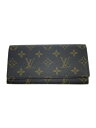 【中古】LOUIS VUITTON◆ポルト・円・3カルト・クレディ_モノグラム・キャンバス_BRW/PVC/BRW【服飾雑貨他】(4)