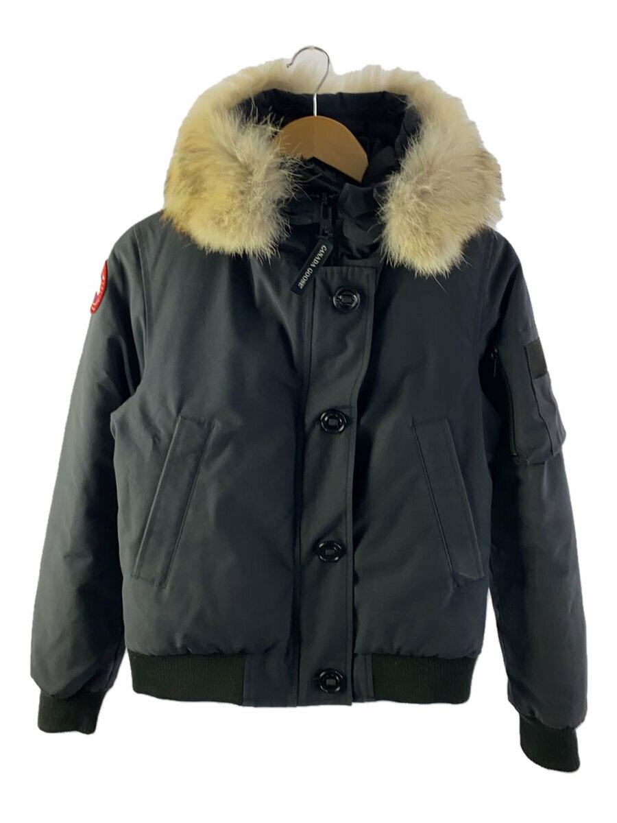 【中古】CANADA GOOSE◆Labrador Bomber Heritage/ダウンジャケット/S/ポリエステル/BLK/無地/7967J//【レディースウェア】