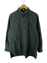 【中古】Ets.MATERIAUX◆長袖シャツ/3/コットン/GRN/21-050-300-2611-4-0//【メンズウェア】