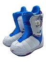 【中古】BURTON◆スノーボードブーツ/24cm/クイックレーシング/BLU/MINT【スポーツ】