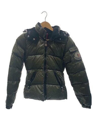 【中古】MONCLER◆ダウンジャケット/--/ナイロン/KHK/45308/50/68950【レディースウェア】 【中古】MONCLER◆ダウンジャケット/--/ナイロン/KHK/45308/50/68950【レディースウェア】
