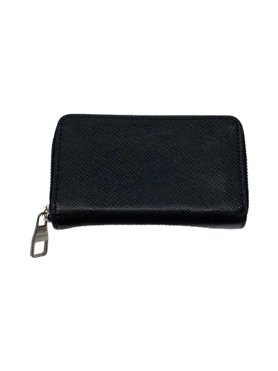 【中古】LOUIS VUITTON◆ジッピー・コインパース_タイガ_BLK/牛革/BLK/メンズ【服飾雑貨他】
