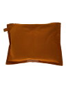 【中古】HERMES◆ボラボラポーチGM/キャンバス/ORN/無地//【バッグ】(4)