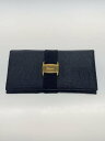 【中古】Salvatore Ferragamo◆長財布/レザー/BLK/無地/レディース【服飾雑貨他】(4)