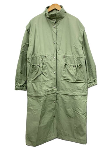 【中古】lawgy◆マルチアレンジトレンチコート/FREE/ナイロン/GRN/無地/22423302【レディースウェア】 【中古】lawgy◆マルチアレンジトレンチコート/FREE/ナイロン/GRN/無地/22423302【レディースウェア】