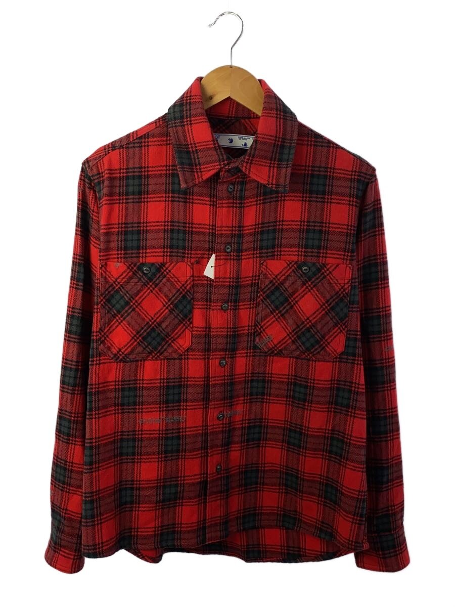 楽天市場】off-white オフホワイト（カラーレッド）（カジュアルシャツ