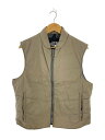 【中古】THE NORTH FACE◆キルティングベスト/L/ナイロン/KHK/無地/LM/804【メンズウェア】