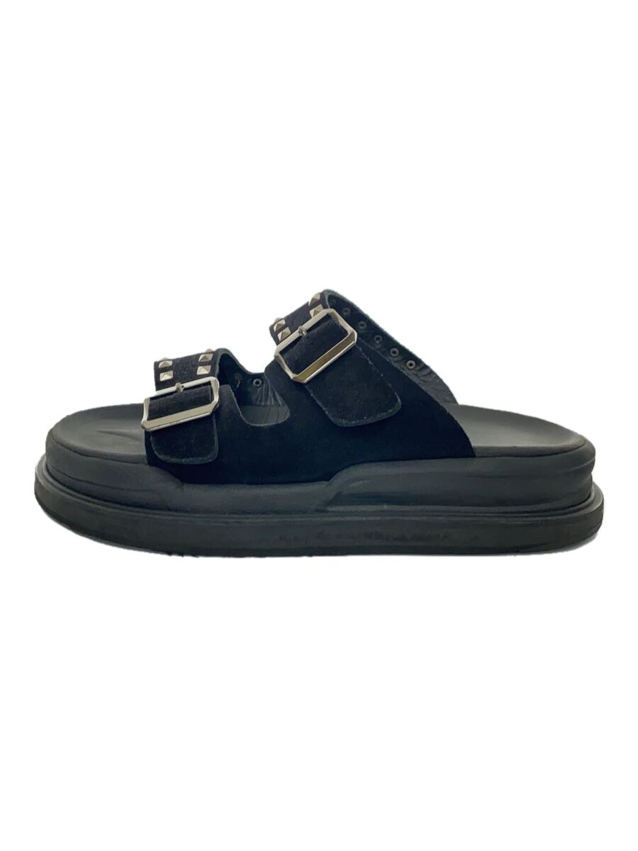 【中古】WH◆Studs Platform Sandals/サンダル/BLK【シューズ】