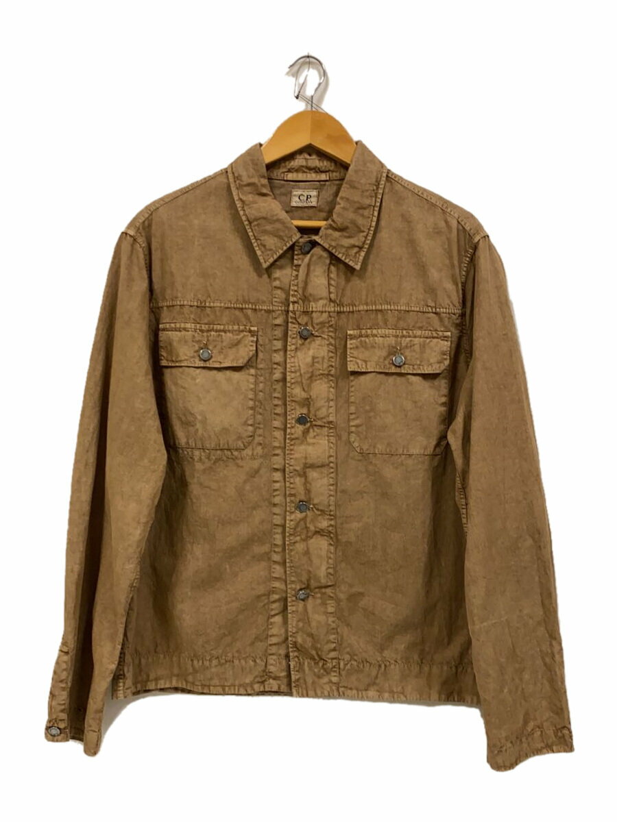 【中古】C.P.COMPANY◆80s/長袖シャツ/3/コットン/BRW/44181C44/274【メンズウェア】