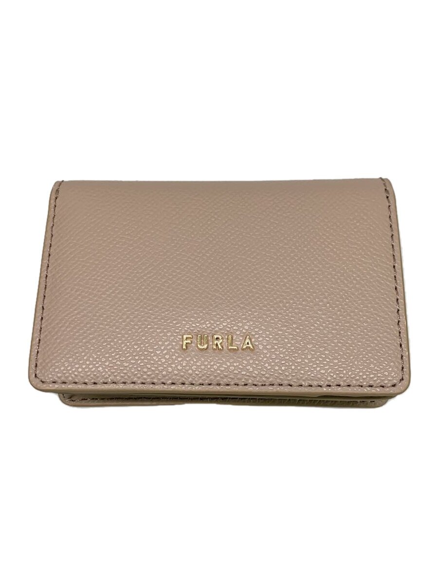 【中古】FURLA◆カードケース/レザー
