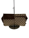 【中古】GUCCI◆ウエストバッグ_GGキャンバス/キャンバス/BRW/総柄【バッグ】