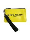 【中古】GIVENCHY◆MINI POUCH WITH STRAP/ミニポーチ/牛革/YLW/BK603PK0WN【バッグ】