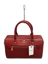 【中古】COACH◆H2198-79946/ショルダーバッグ/レザー/RED/無地【バッグ】