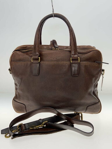 【中古】COACH◆ブリーフケース/レザー/BRW【バッグ】 【中古】COACH◆ブリーフケース/レザー/BRW【バッグ】
