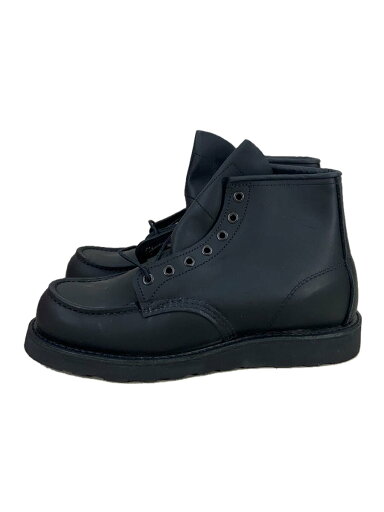 【中古】RED WING◆6-inch Classic Moc/ブーツ/US8.5/BLK/レザー/8074【シューズ】 【中古】RED WING◆6-inch Classic Moc/ブーツ/US8.5/BLK/レザー/8074【シューズ】